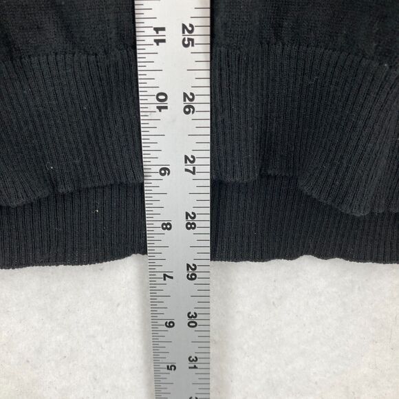 Vintage Tundra Canada Merino Wool Sweater Mens XL Black‎ V Neck Long Sleeve Knit - Picture 9 of 14